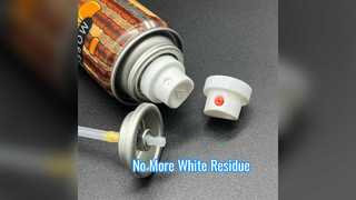 Droogshampooventiel Geen residu