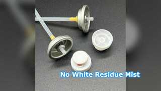 Droogshampoo-ventiel: geen fijne nevelresten