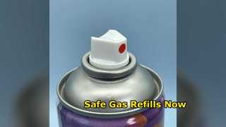 Gasfles bijvulklep druk gestabiliseerd