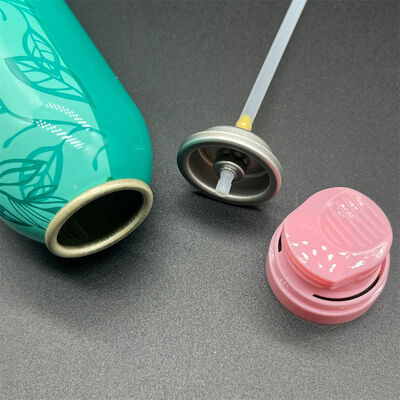 kopen Precisie-aërosolklep met ultrafijnnevelspuitstuk voor residuvrije prestaties en 360° werking in droge shampoo-spray online vervaardiging