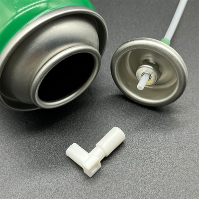 kopen 1 inch Metered Valve Aerosol met L-vormige actuator Precision Control Valve voor luchtverfrissers Duurzaam en betrouwbaar online vervaardiging