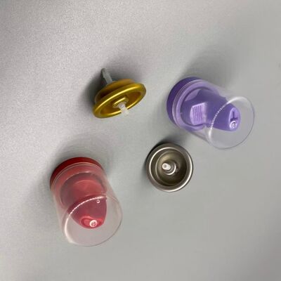 kopen Premium spuitbusventiel met cupdiameter van 25,4 mm, aanpasbare kleur van de actuator en roestvrijstalen veer voor haarmousse online vervaardiging
