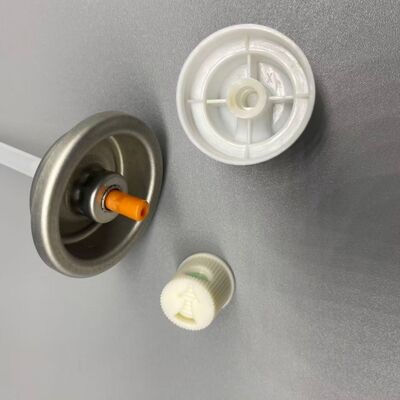 kopen Hoge-viscositeits kleefkleefklep voor het haar met anti-verstoppingsstuk en chemisch bestand aërosolsprayklep online vervaardiging