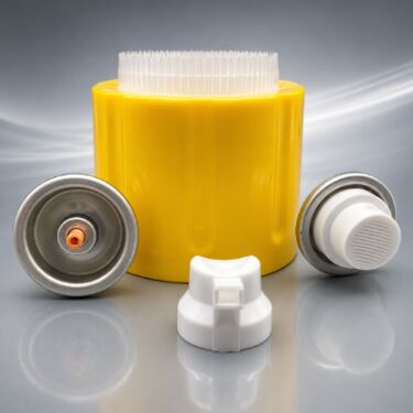kopen Premium Foam Cleaner Aerosol Valve en Cap-systeem met een dichte schuimuitgang, veilige dopbescherming en ondersteuning voor het vasthouden van het oppervlak online vervaardiging