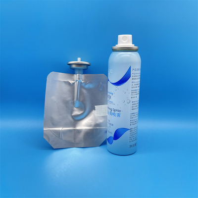 Cosmetica Elegante zilveren zak op klep + High-Performance Aerosol Klep + Robuuste constructie