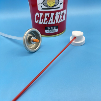 Beveiligde WD-40 smeermiddelklep met beschermende dop voor gereedschapskistjes, servicevoertuigen en opslag met anti-verstopte functie.