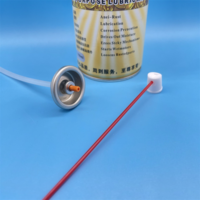 Hogedruk WD-40 smeerventiel voor hardnekkige roest en vastzittende onderdelen met straalactuator.