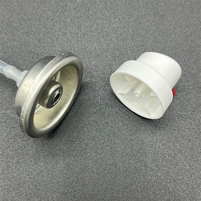 Versatile vrouwelijke verfsproei klep met sproei actuator voor alle verfsoorten