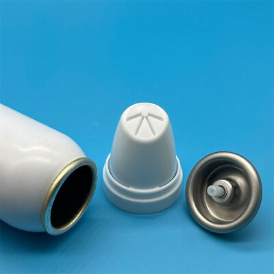 Vibrant kleurcodeerde haarmousse aerosol accessoire voor productlijndifferentiatie met snel wisselend actuatorsysteem
