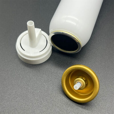 Universele pasvorm aerosol haarmousse accessoire voor OEM-branding met aanpasbare overcap en actuator