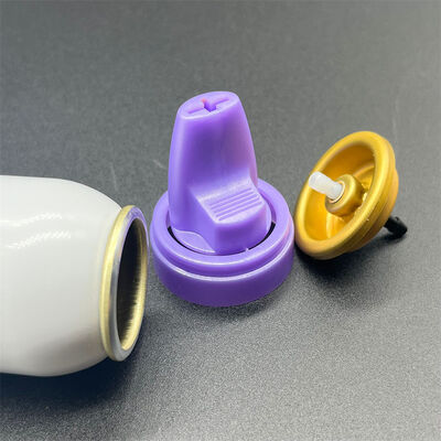 Gecontroleerde toepassing Haar Mousse Dispensing Nozzle voor mannen grooming en textuur stijlen met directe schuimstroom en matte afwerking hulp