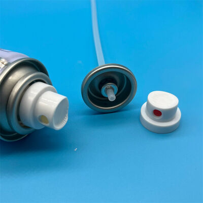 Precisie-engineered droge shampoo aerosol klep met geavanceerde spray control