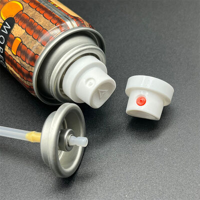 Geavanceerde aërosolklep voor de besturing van het spuitvermogen voor droge shampoo's