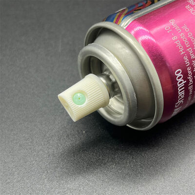 Geavanceerde poederspray actuator voor droge shampoo formules met 360° functionaliteit