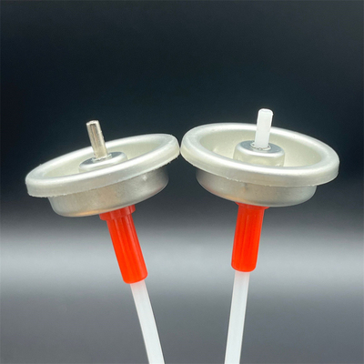 Efficiënt gemeten aërosolklep voor gecontroleerde afgifte. Perfect voor persoonlijke verzorging en reinigingsproducten.