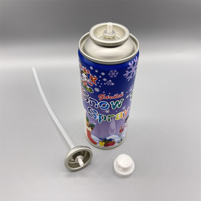 Sneeuwspray-aërosolklep voor witte kerstfoto's