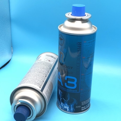 Hoogwaardige Butane Gas Tin Can voor draagbare kachels. Betrouwbare en veilige brandstofbron.