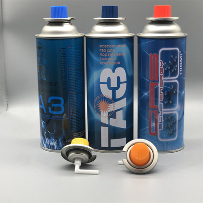 Leeg butangascistercilinder voor hervulbare brandstofcontainers