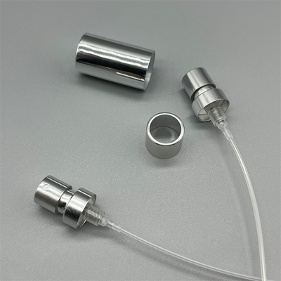 Aluminium Plastic Zilver Kleur Parfum Pomp Met Cap Chic Dispenser Voor Parfums