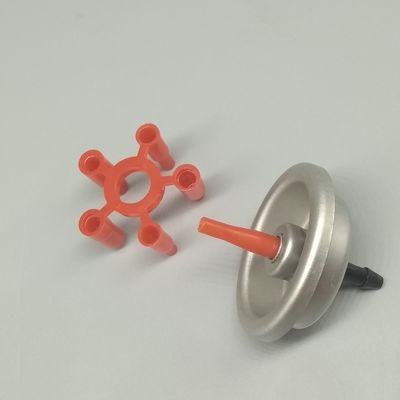 Navulventiel voor butaangasflessen gebruikt in keuken- en aanstekers