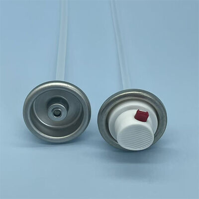 Vrouwelijke aërosolklep voor automotive spuitverfblikken met een gladde en gelijkmatige afgifte