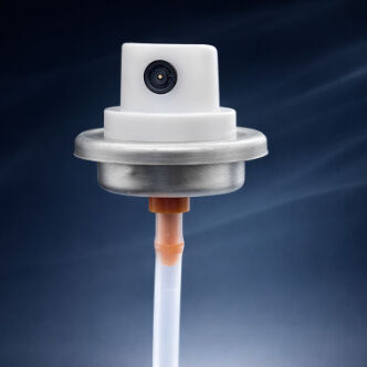 Premium voorgekleurde mannelijke spuitverfventielset voor gecoördineerde verpakking