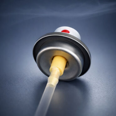 Oppervlakte-klevend schuimreiniger spuitbus ventiel en dop assemblage