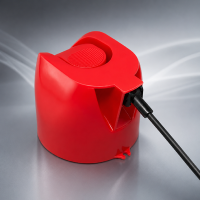 65 mm plastic aerosolkap met uitbreidingsbuis voor gerichte productlevering